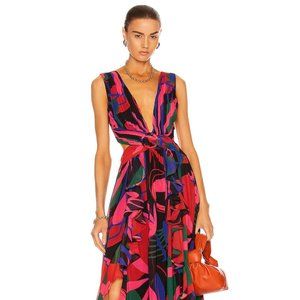 Patbo Rio Cutout Maxi Chiffon Dress - Size 0